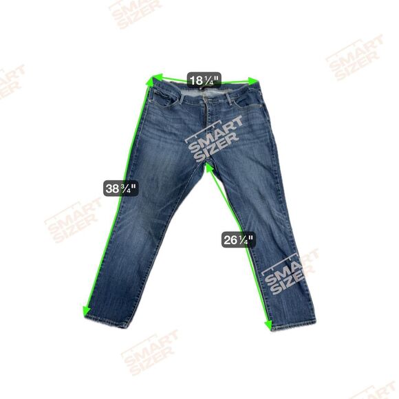 Levi's Women's Blue Medium Wash Mid Rise Skinny Jeans - Picture 5 of 5